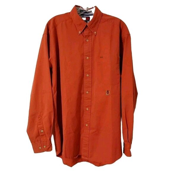 Mens Size Medium Long Sleeve Shirts Button Down Lot Of 4 - Picture 3 of 6